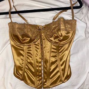Gold corset